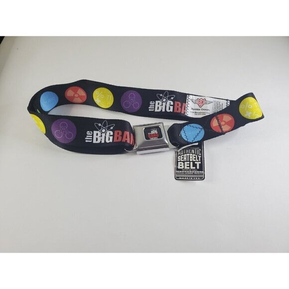 Buckle Down Seatbelt Belt The Big Bang Theory Black NOT 2014 New Old Stock - Picture 6 of 6